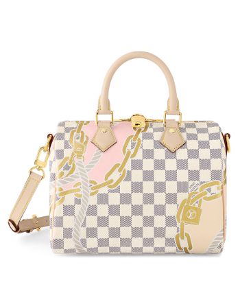 Louis Vuitton Speedy Bandouliere 25 N40473 White